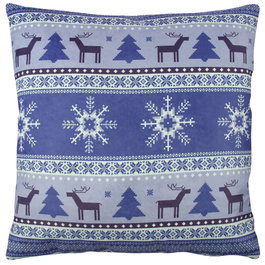 Aberto Design Cojín Multicolor 43 x 43 cm con Relleno de Silicona